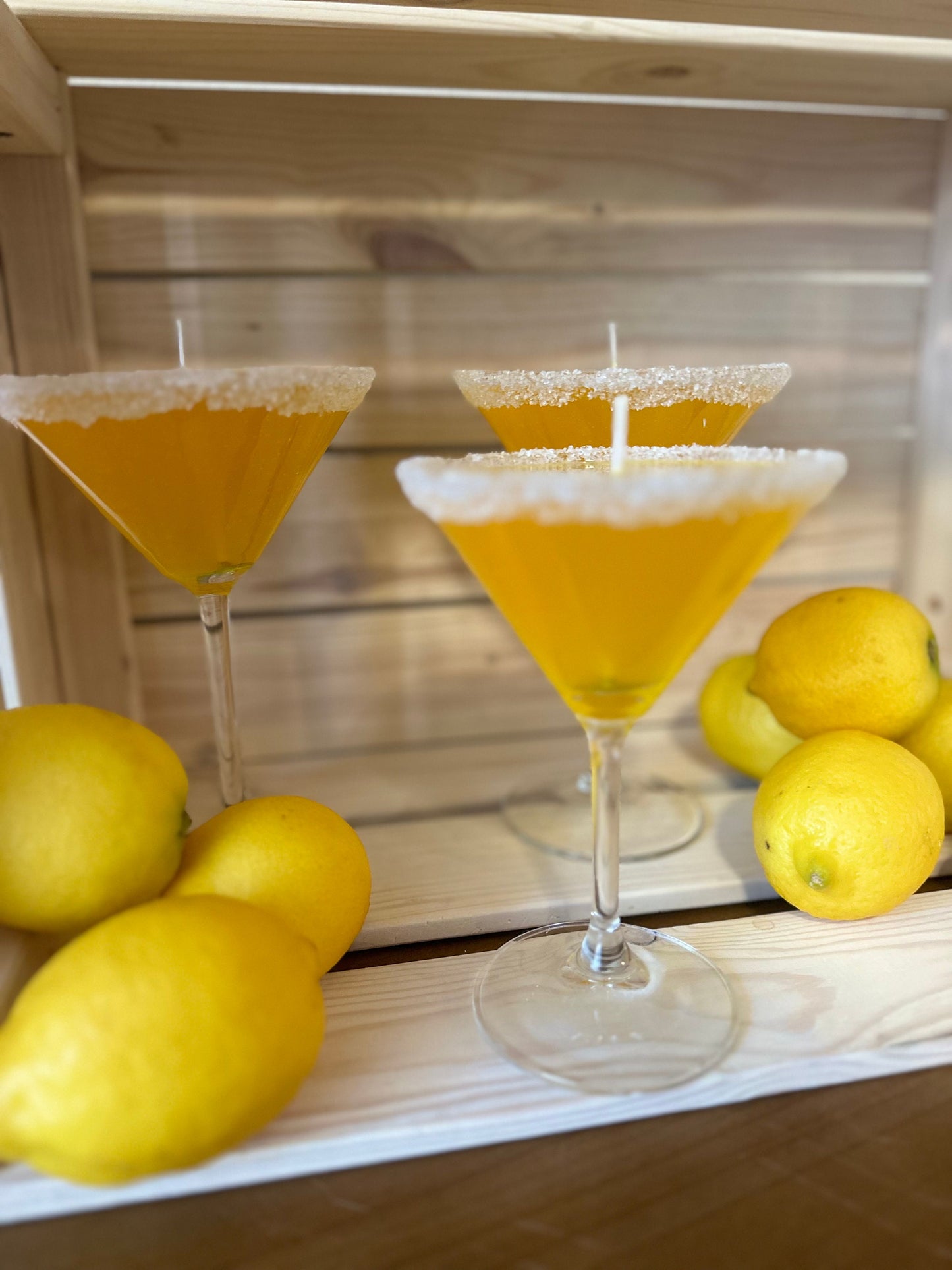 Lemon Drop Martini Candle