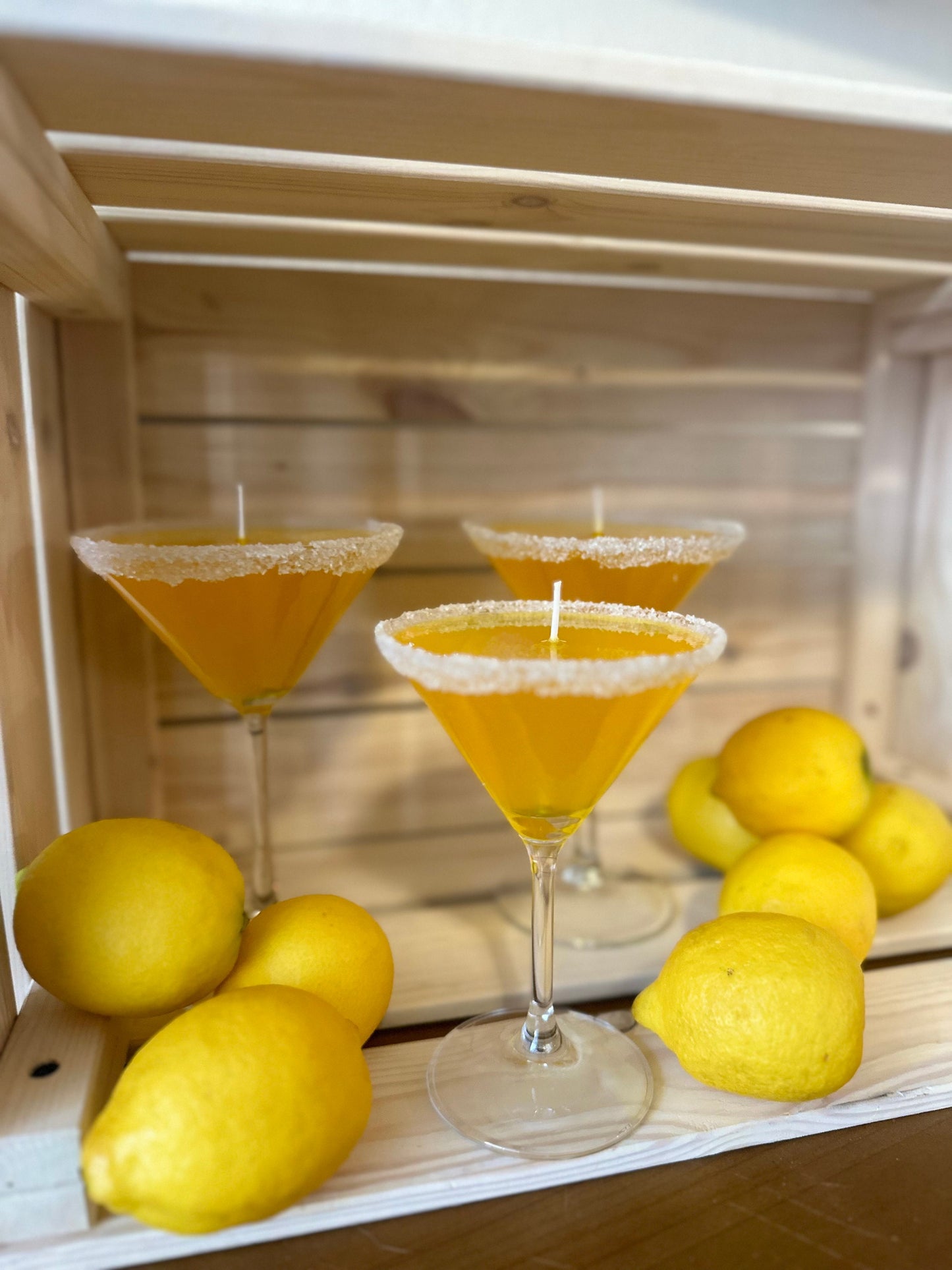 Lemon Drop Martini Candle