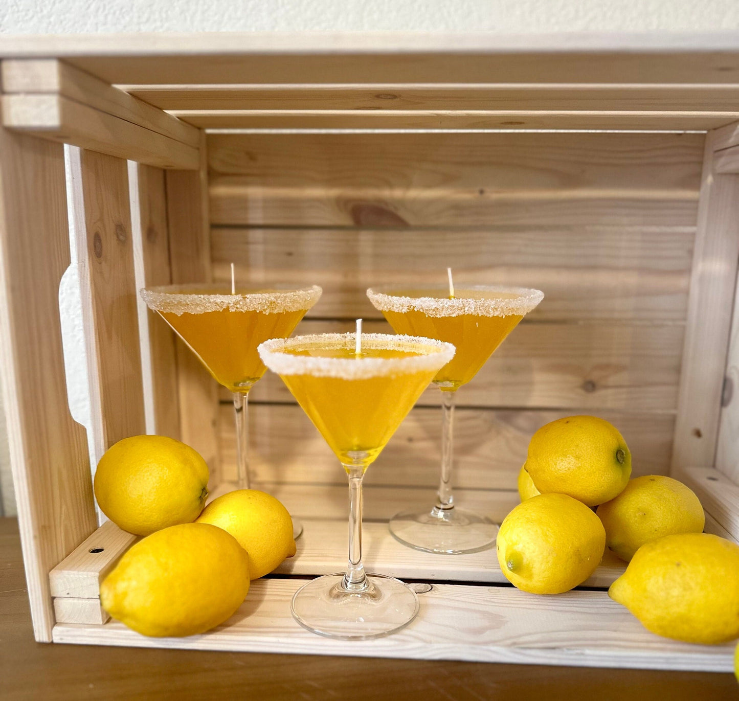 Lemon Drop Martini Candle